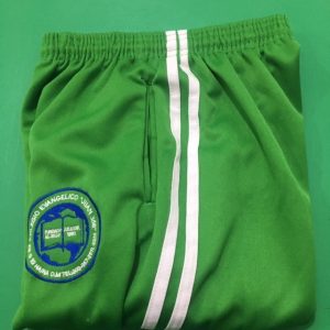 Pantalon Verde de Deporte Colegio Juan 3:16